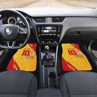 Basketball Fan Jersey Spanish Car Mats Royal Seal of España - Wonder Print Shop