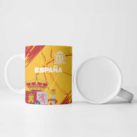 Custom Basketball Fan Jersey Spanish Ceramic Mug Royal Seal of España - Wonder Print Shop