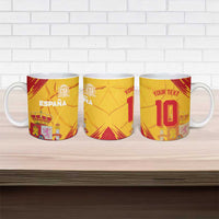 Custom Basketball Fan Jersey Spanish Ceramic Mug Royal Seal of España - Wonder Print Shop