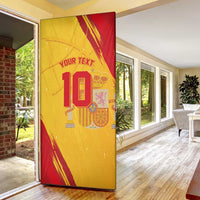 Basketball Fan Jersey Spanish Door Cover Royal Seal of España - Wonder Print Shop
