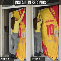 Basketball Fan Jersey Spanish Door Cover Royal Seal of España - Wonder Print Shop