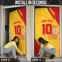 Basketball Fan Jersey Spanish Door Cover Royal Seal of España - Wonder Print Shop