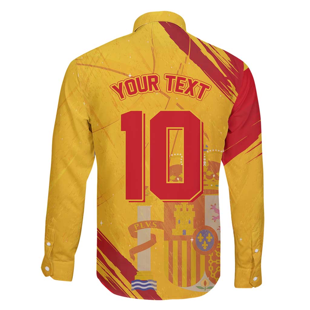 Custom Basketball Fan Jersey Spanish Family Matching Off Shoulder Short Dress and Hawaiian Shirt Royal Seal of España - Wonder Print Shop