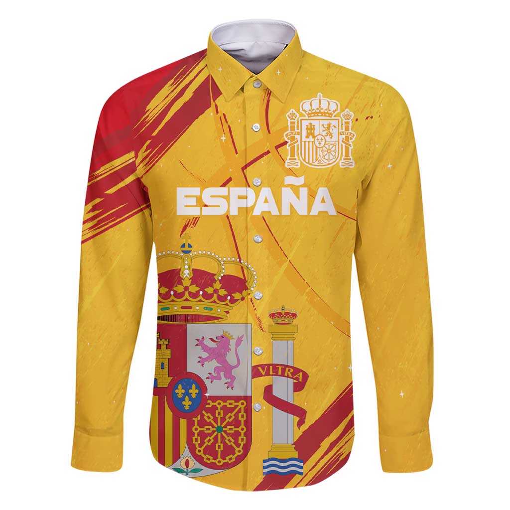 Custom Basketball Fan Jersey Spanish Family Matching Short Sleeve Bodycon Dress and Hawaiian Shirt Royal Seal of España - Wonder Print Shop