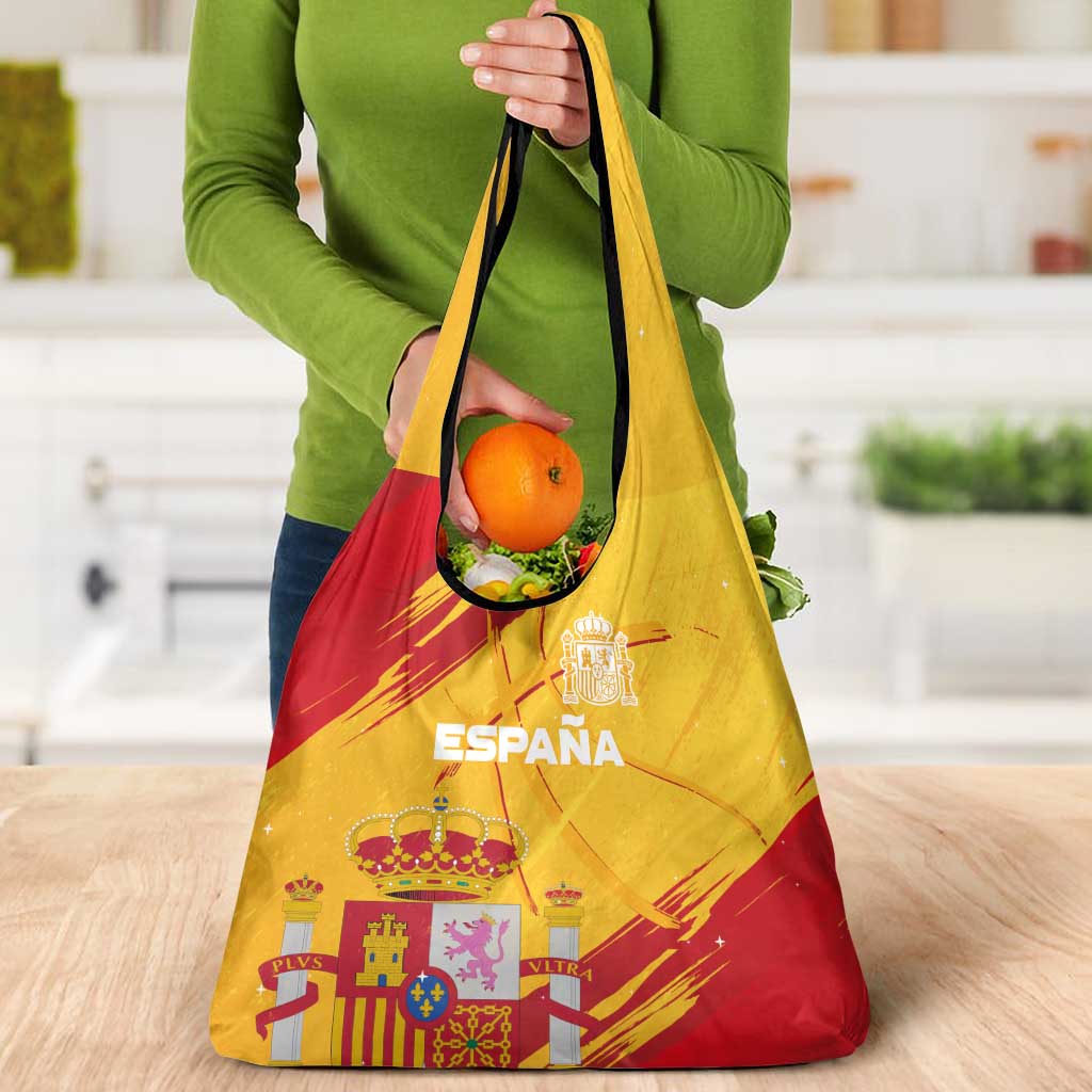 Basketball Fan Jersey Spanish Grocery Bag Royal Seal of España - Wonder Print Shop