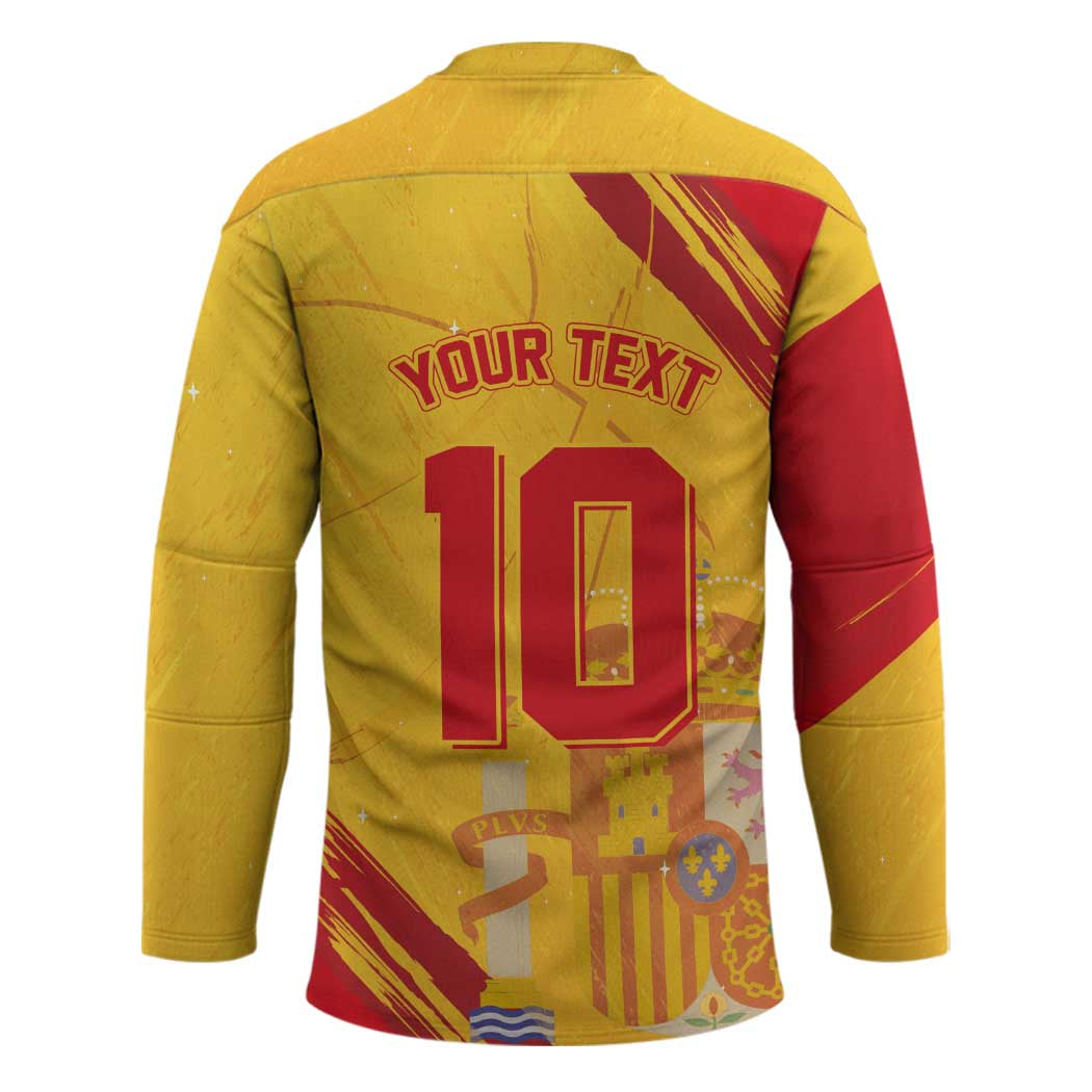 Custom Basketball Fan Jersey Spanish Hockey Jersey Royal Seal of España - Wonder Print Shop