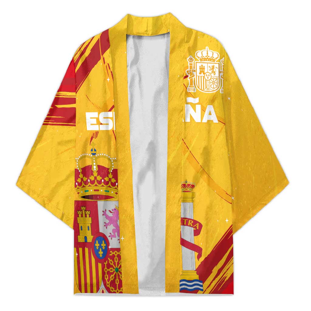 Custom Basketball Fan Jersey Spanish Kimono Royal Seal of España - Wonder Print Shop