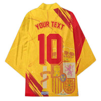 Custom Basketball Fan Jersey Spanish Kimono Royal Seal of España - Wonder Print Shop