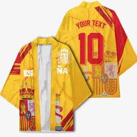 Custom Basketball Fan Jersey Spanish Kimono Royal Seal of España - Wonder Print Shop