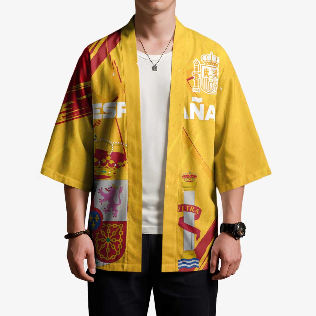Custom Basketball Fan Jersey Spanish Kimono Royal Seal of España - Wonder Print Shop