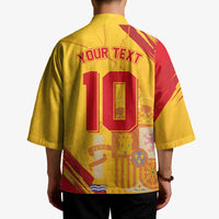 Custom Basketball Fan Jersey Spanish Kimono Royal Seal of España - Wonder Print Shop