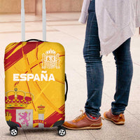 Basketball Fan Jersey Spanish Luggage Cover Royal Seal of España - Wonder Print Shop
