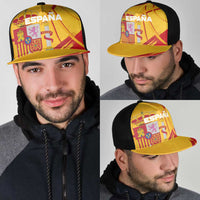 Basketball Fan Jersey Spanish Mesh Trucker Cap Royal Seal of España - Wonder Print Shop