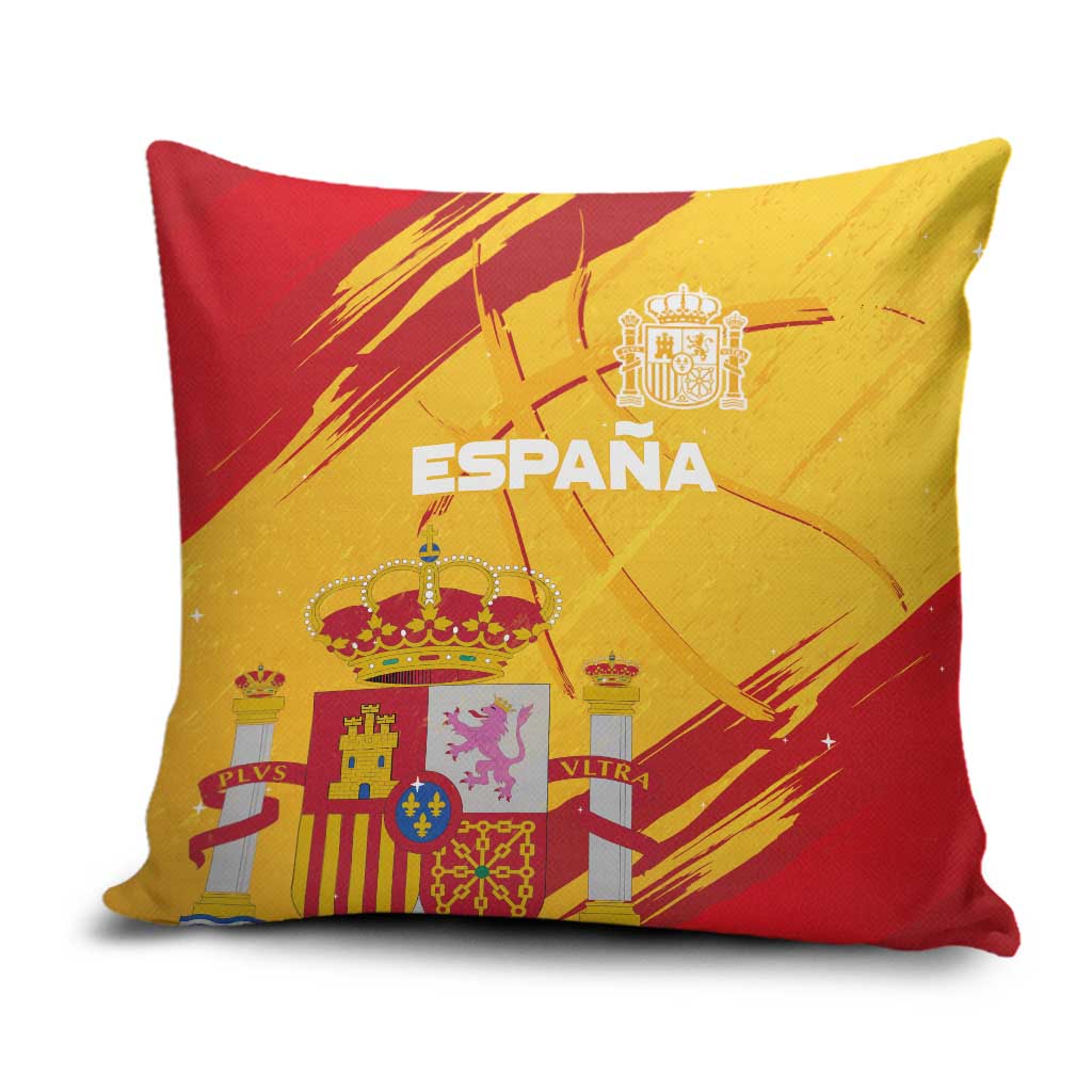 Basketball Fan Jersey Spanish Pillow Cover Royal Seal of España - Wonder Print Shop