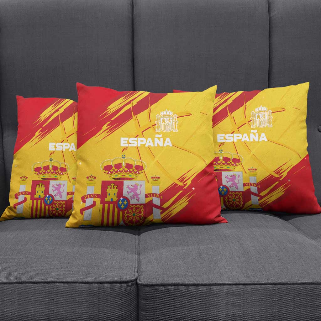 Basketball Fan Jersey Spanish Pillow Cover Royal Seal of España - Wonder Print Shop