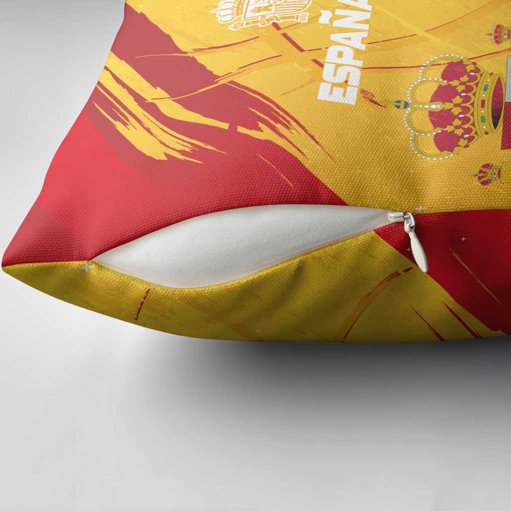Basketball Fan Jersey Spanish Pillow Cover Royal Seal of España - Wonder Print Shop