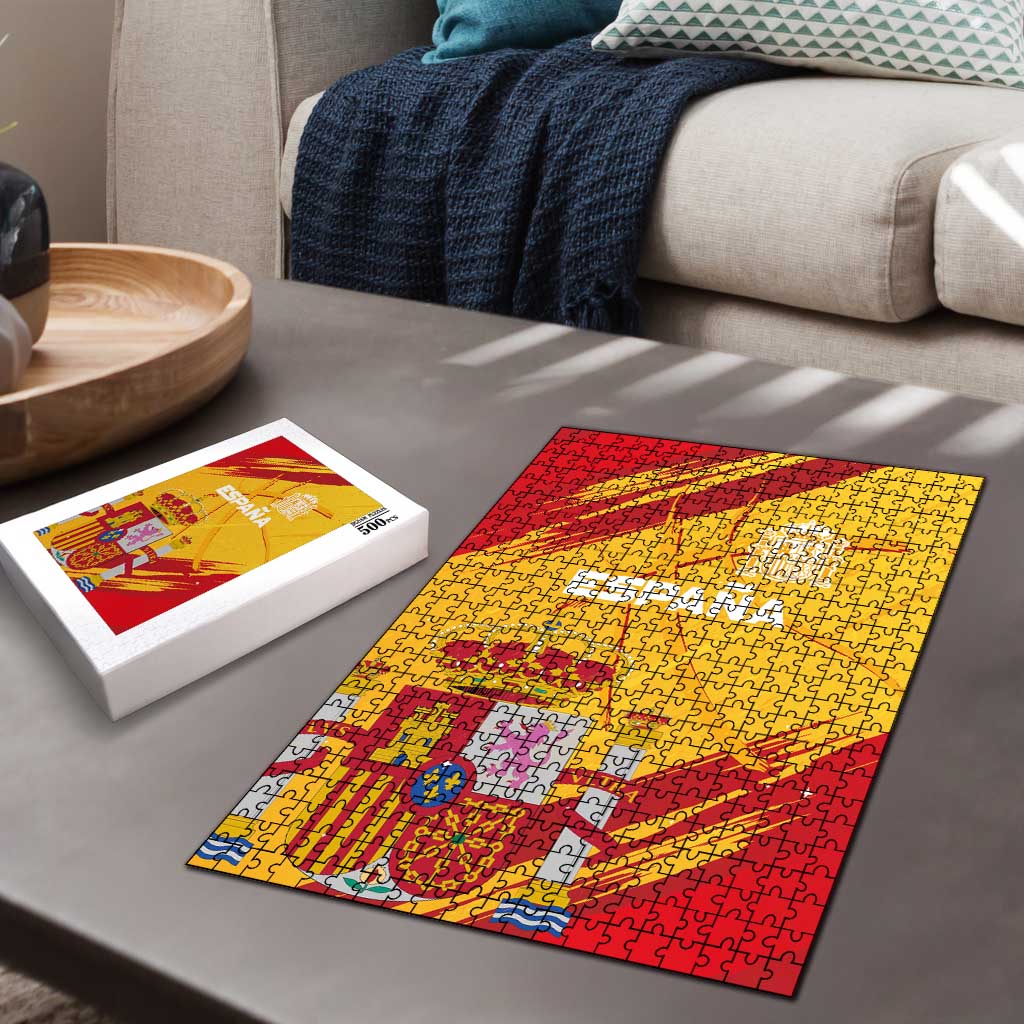 Basketball Fan Jersey Spanish Puzzle Royal Seal of España - Wonder Print Shop