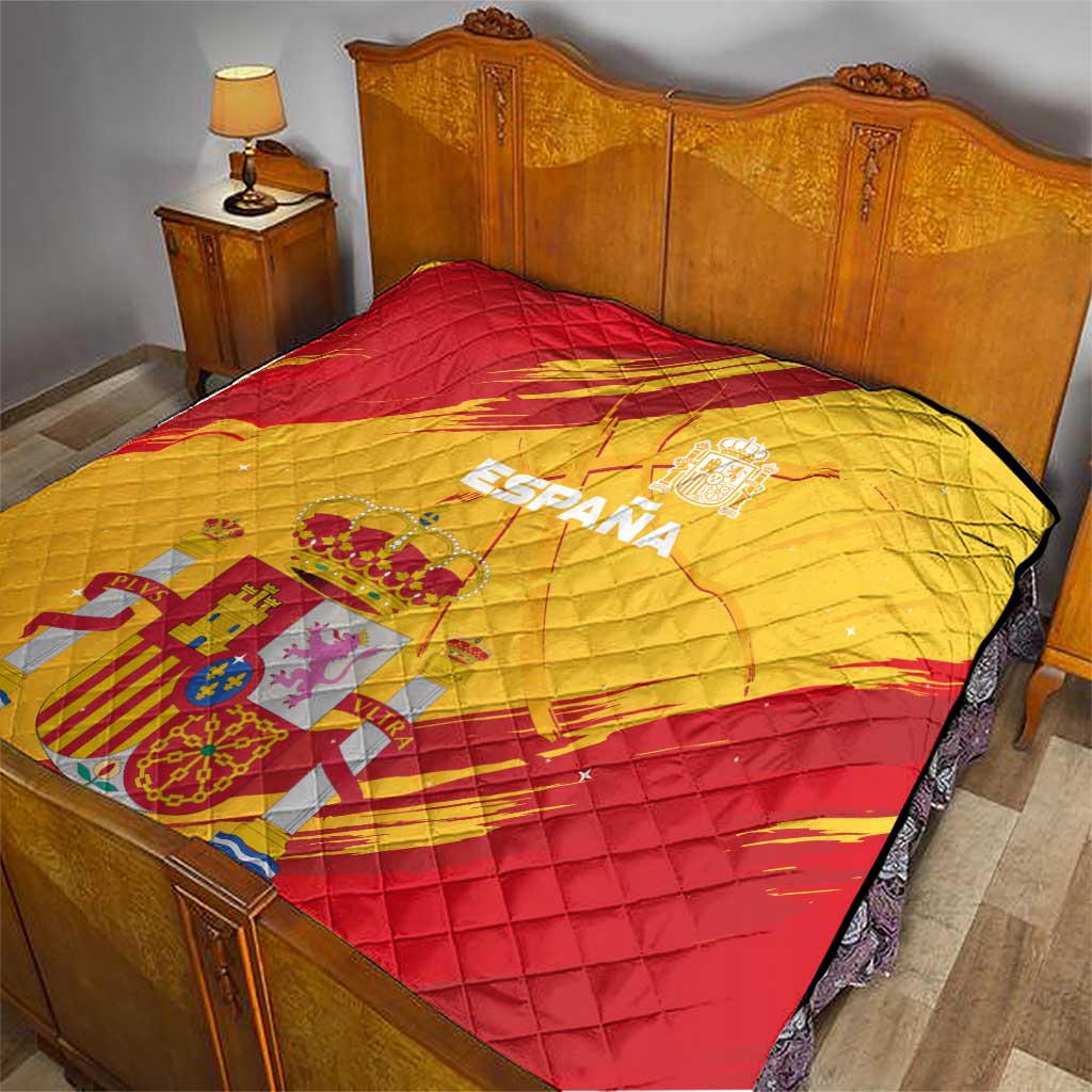 Basketball Fan Jersey Spanish Quilt Royal Seal of España - Wonder Print Shop