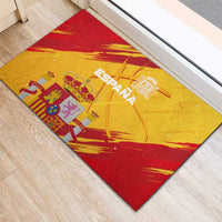 Basketball Fan Jersey Spanish Rubber Doormat Royal Seal of España - Wonder Print Shop