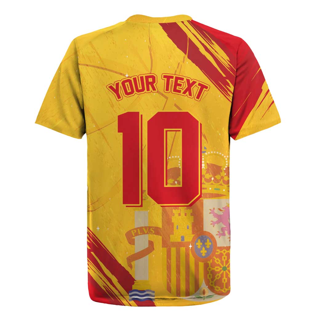 Custom Basketball Fan Jersey Spanish Rugby Jersey Royal Seal of España - Wonder Print Shop