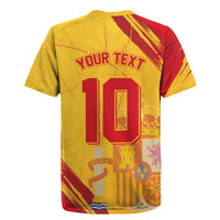 Custom Basketball Fan Jersey Spanish Rugby Jersey Royal Seal of España - Wonder Print Shop