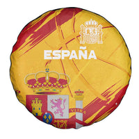 Basketball Fan Jersey Spanish Spare Tire Cover Royal Seal of España - Wonder Print Shop