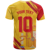 Custom Basketball Fan Jersey Spanish T Shirt Royal Seal of España - Wonder Print Shop