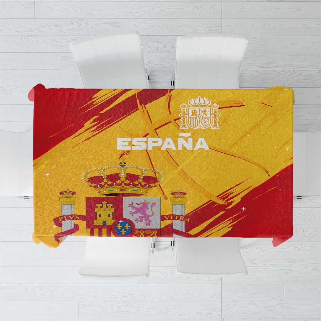 Basketball Fan Jersey Spanish Tablecloth Royal Seal of España - Wonder Print Shop