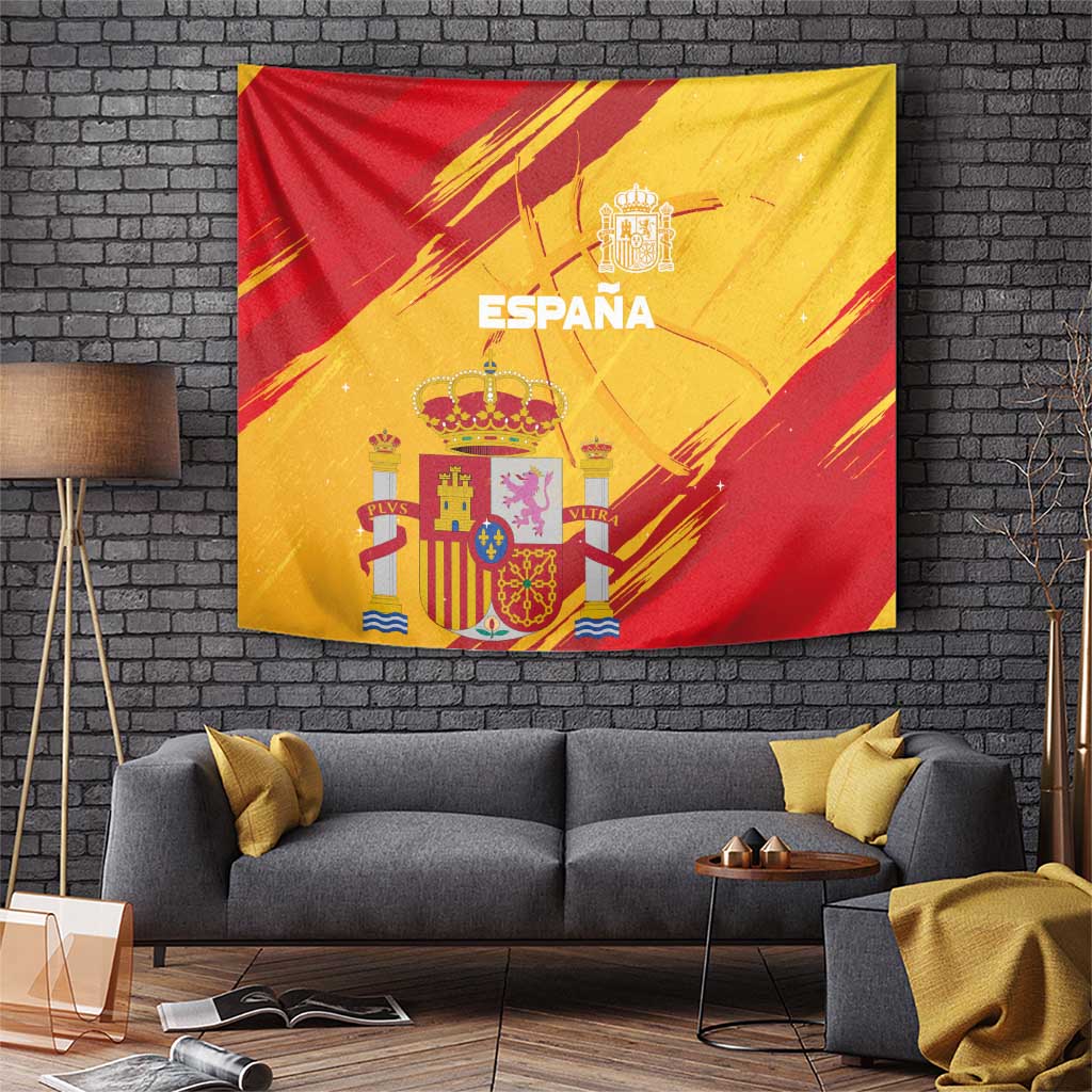 Basketball Fan Jersey Spanish Tapestry Royal Seal of España - Wonder Print Shop