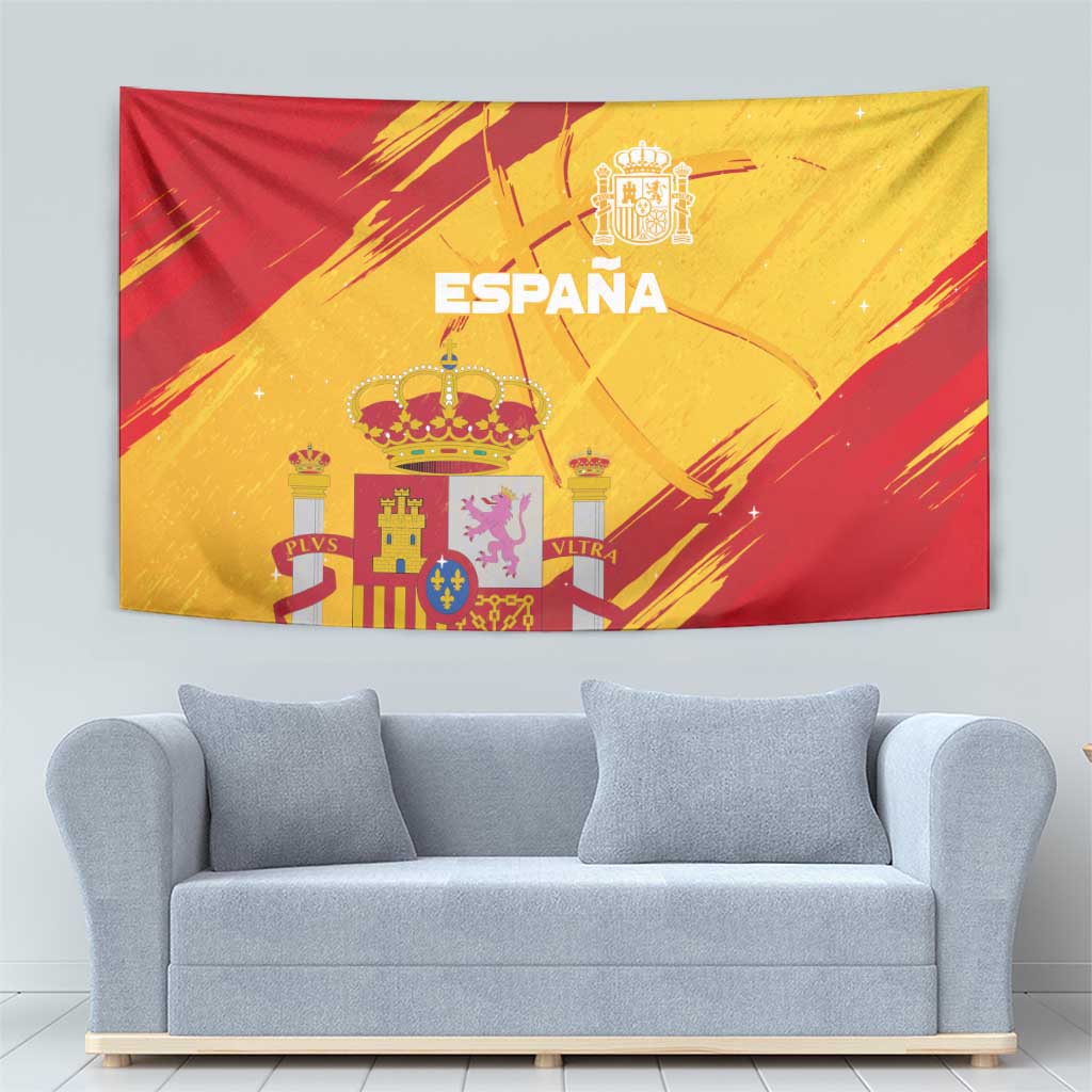 Basketball Fan Jersey Spanish Tapestry Royal Seal of España - Wonder Print Shop