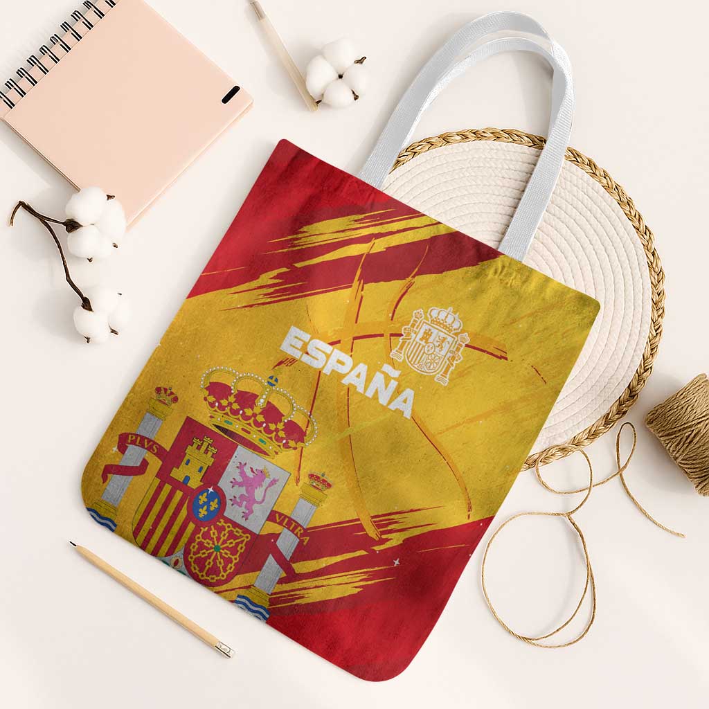 Basketball Fan Jersey Spanish Tote Bag Royal Seal of España - Wonder Print Shop