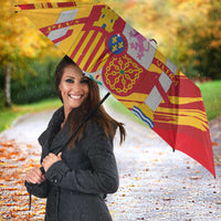 Basketball Fan Jersey Spanish Umbrella Royal Seal of España - Wonder Print Shop