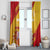 Basketball Fan Jersey Spanish Window Curtain Royal Seal of España - Wonder Print Shop