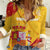 Custom Basketball Fan Jersey Spanish Women Casual Shirt Royal Seal of España - Wonder Print Shop