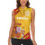 Custom Basketball Fan Jersey Spanish Women Sleeveless Polo Shirt Royal Seal of España - Wonder Print Shop