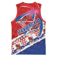 Basketball Fan Jersey Croatian Basketball Jersey Hrvatska-The Chequered Ones - Wonder Print Shop