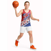 Basketball Fan Jersey Croatian Basketball Jersey Hrvatska-The Chequered Ones - Wonder Print Shop