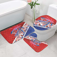 Basketball Fan Jersey Croatian Bathroom Set Hrvatska-The Chequered Ones - Wonder Print Shop
