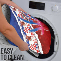 Basketball Fan Jersey Croatian Bathroom Set Hrvatska-The Chequered Ones - Wonder Print Shop