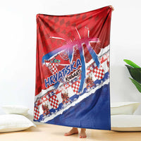 Basketball Fan Jersey Croatian Blanket Hrvatska-The Chequered Ones - Wonder Print Shop