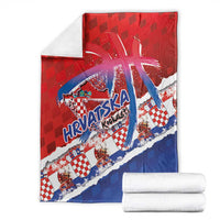 Basketball Fan Jersey Croatian Blanket Hrvatska-The Chequered Ones - Wonder Print Shop