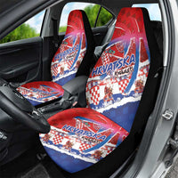 Basketball Fan Jersey Croatian Car Seat Cover Hrvatska-The Chequered Ones - Wonder Print Shop