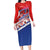 Basketball Fan Jersey Croatian Family Matching Long Sleeve Bodycon Dress and Hawaiian Shirt Hrvatska-The Chequered Ones - Wonder Print Shop
