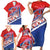 Basketball Fan Jersey Croatian Family Matching Short Sleeve Bodycon Dress and Hawaiian Shirt Hrvatska-The Chequered Ones - Wonder Print Shop