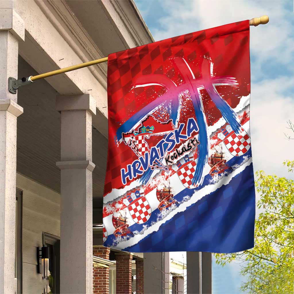 Basketball Fan Jersey Croatian Garden Flag Hrvatska-The Chequered Ones - Wonder Print Shop