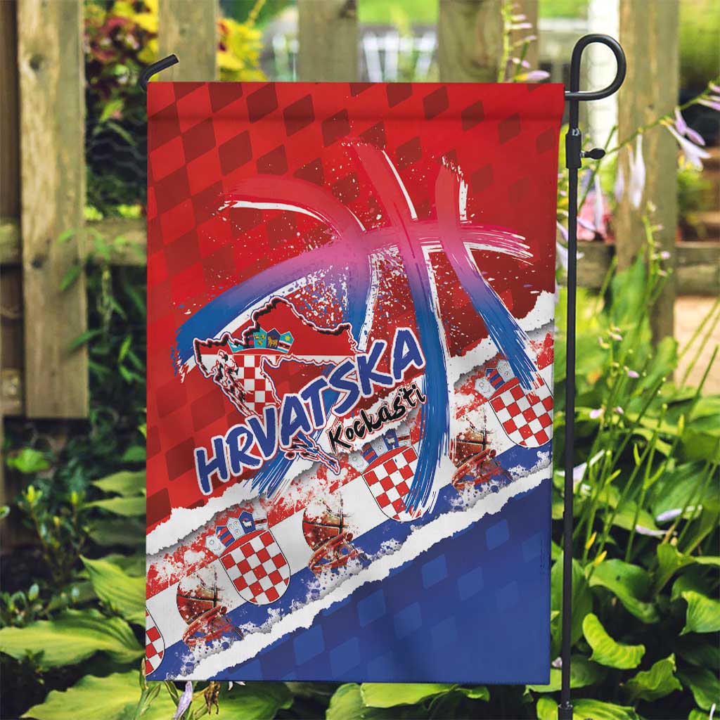 Basketball Fan Jersey Croatian Garden Flag Hrvatska-The Chequered Ones - Wonder Print Shop