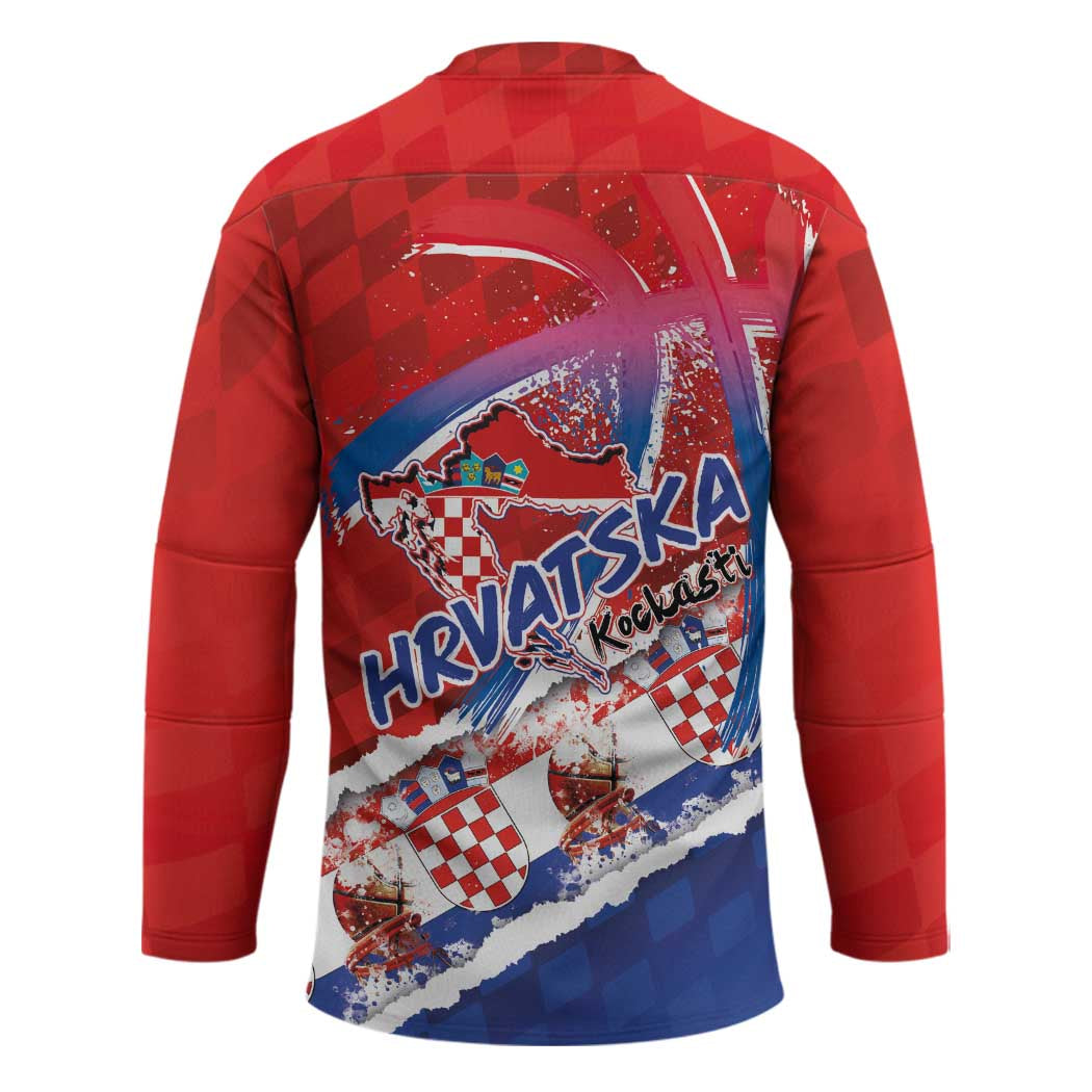 Basketball Fan Jersey Croatian Hockey Jersey Hrvatska-The Chequered Ones - Wonder Print Shop