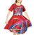 Basketball Fan Jersey Croatian Kid Short Sleeve Dress Hrvatska-The Chequered Ones - Wonder Print Shop