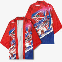 Basketball Fan Jersey Croatian Kimono Hrvatska-The Chequered Ones - Wonder Print Shop