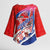 Basketball Fan Jersey Croatian Kimono Sleeve Blouse Hrvatska-The Chequered Ones - Wonder Print Shop
